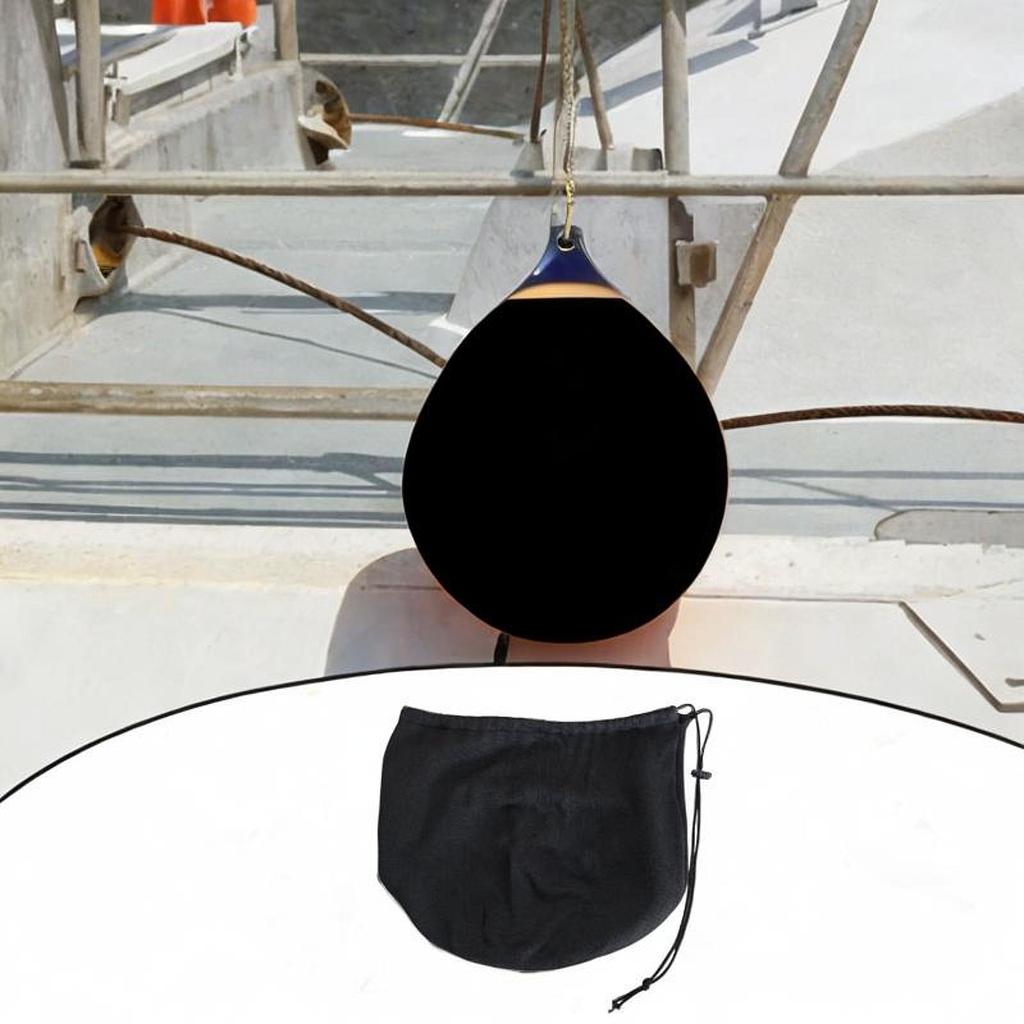 Boat Cover Anti Collision with Drawstring Elastic Sun Protection Marine Bumper Cover for Fishing Boat Sailing Accessories