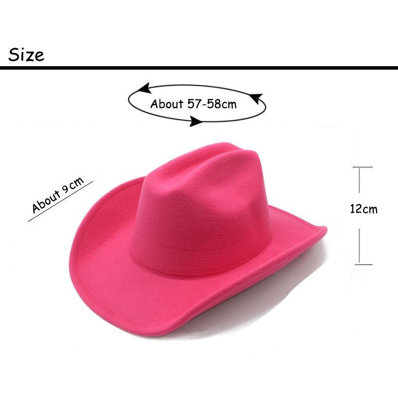 Western Style Wide Brim Sun Protection Hat For Men Women