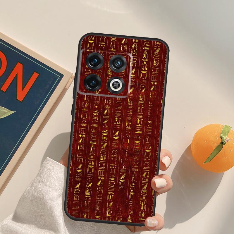 Ägypten Pharao Wandmalerei Hülle Für OnePlus Nord 5 CE 2 3 4 Lite N20 N30 OnePlus 15 13 12 11 13T 10T 10R 12R 13R Abdeckung