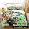 3D Anime Bed Sheet Set Carnival Phantasm Bedding Set Single Twin Full Queen King Size Bed Set Adult Kid Bedroom Duvet Cover Sets