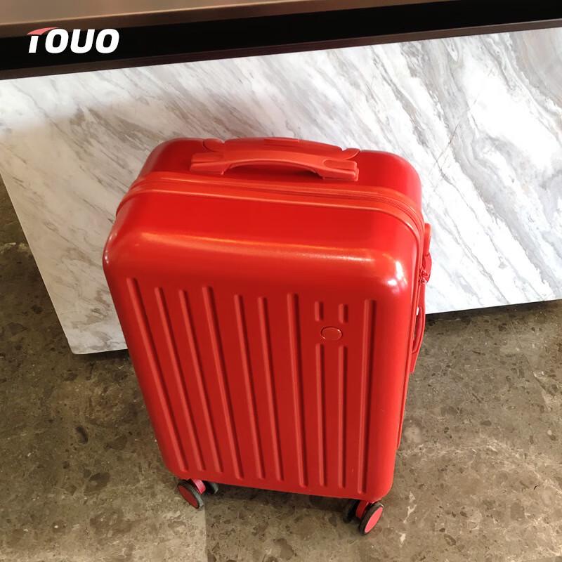 TOUO Wedding Edition Red Luggage 24 inch