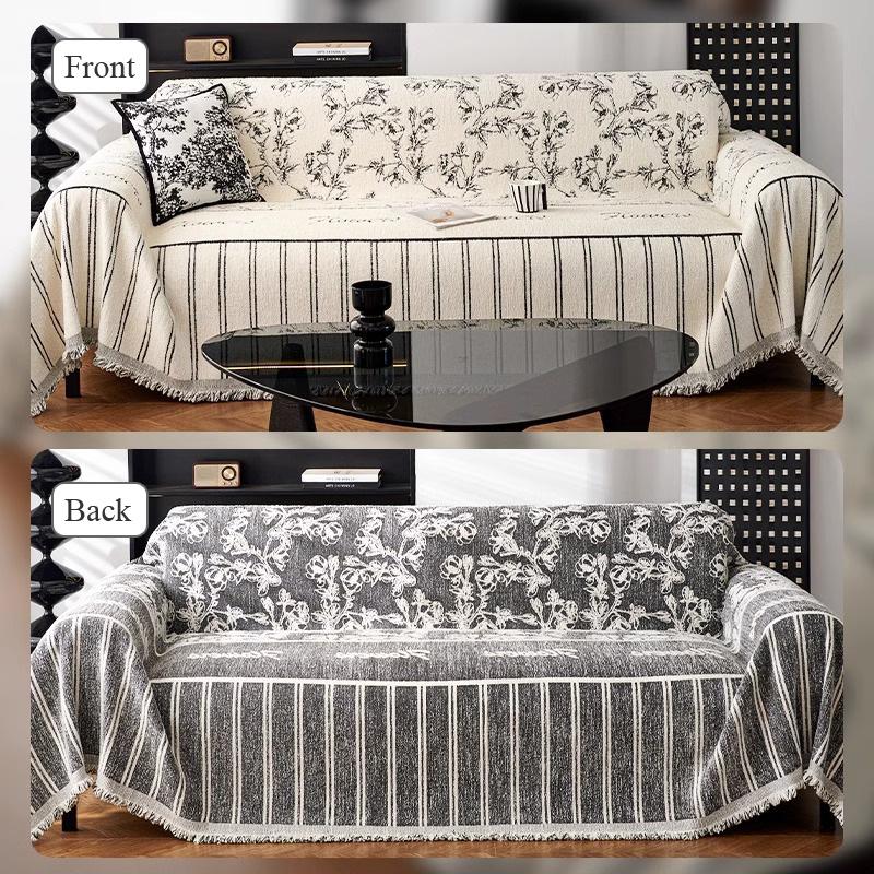 EIFLOY Soft Chenille Sofa Cover 1/2/3/4/5 Seat One Piece Luxury Couch Throw Blanket Chair Towel Decorative