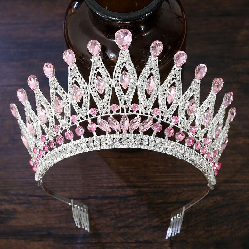 2024 New Arrival Crown Headdress Bridal Hair Accessories Fancy Fashion Crown Baroque Performance Pageant Miss World