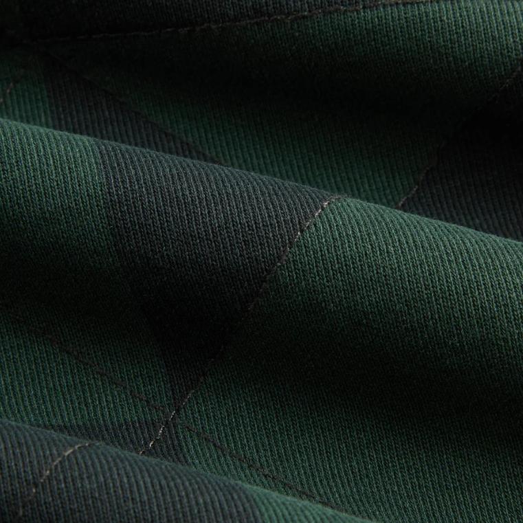 Kith Geo Quilted Nelson Rugby Stadium Men Tops Green KHM033258-302