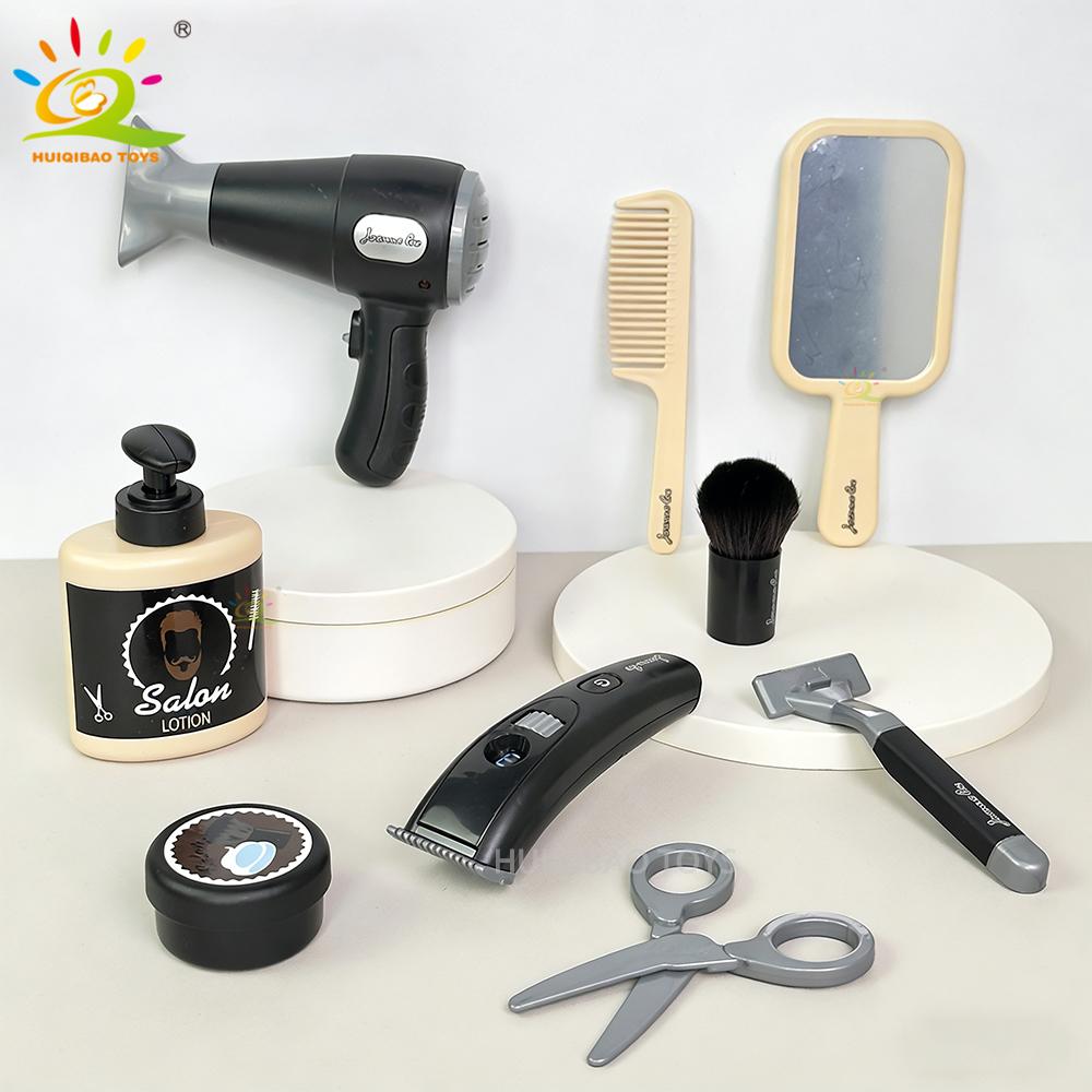 Kids' Hair Salon Play Set Role-Playing Hairdressing Tools Beauty Salon Styling Toys Birthday & Holiday Gifts for Boys & Girls