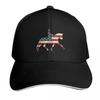 USA Dressage Sticker Baseball Cap Wild Ball Hat Golf Cosplay Golf Wear Hats Unisex Womens