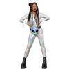 Fever Womens/Ladies Miss Whiplash Mirror Holographic Catsuit