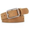 Minimalist Square Buckle Faux Leather Belt Women Men Trendy Casual Waistband Vintage Student Style