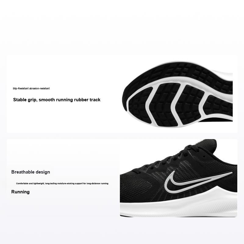 Nike Downshifter 11 Siyah Beyaz Erkek Spor Ayakkabı Koyu Duman Grisi CW3411-006