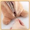 Cute Animal Plush Pencil Case, Large Capacity Stationery Organizer