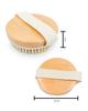 Woodlife® - Natural Bristle Body Brush, Exfoliating and Stimulating Massage Brush, Helps Cellulite and Stimulates Blood Circulation.
