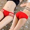 Women Sexy Lace Panties Low-waist Underwear Thong Female  Breathable Lingerie Temptation Embroidery Intimates