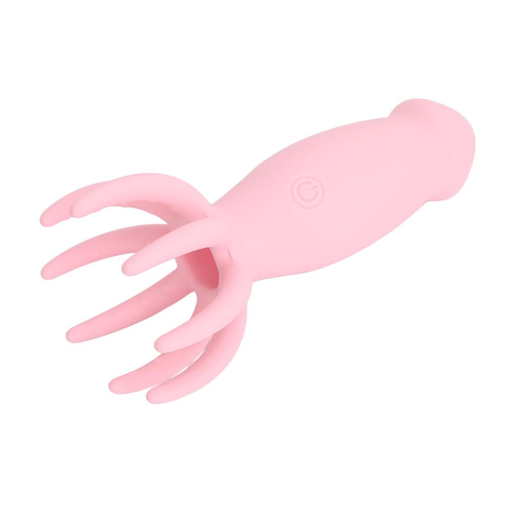 Electric Scalp Massager Reduce Stress Promote Circulation Rechargeable Head Massage Machine Pink