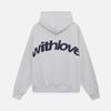 Womens Oversized Hooded Sweatshirt With Bold Letter Print Streetwear Long Sleeve Pullover Loose Fit Retro Style