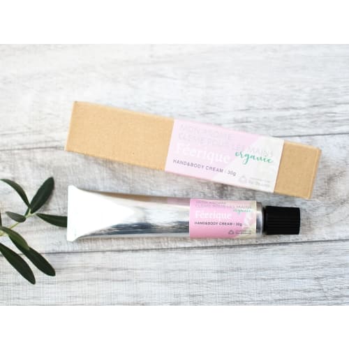 Monarome Organic Hand & Body Cream (Ferique Scent) 30g "Blissful Hand Cream" with Shea Butter and Jojoba Oil, Delicious Scent for Summer, Made in Japa