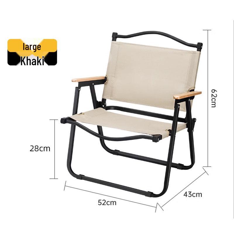Custom Logo Portable Kermit Camping Chair - Folding Outdoor Chair for Fishing, Picnic, and Beach