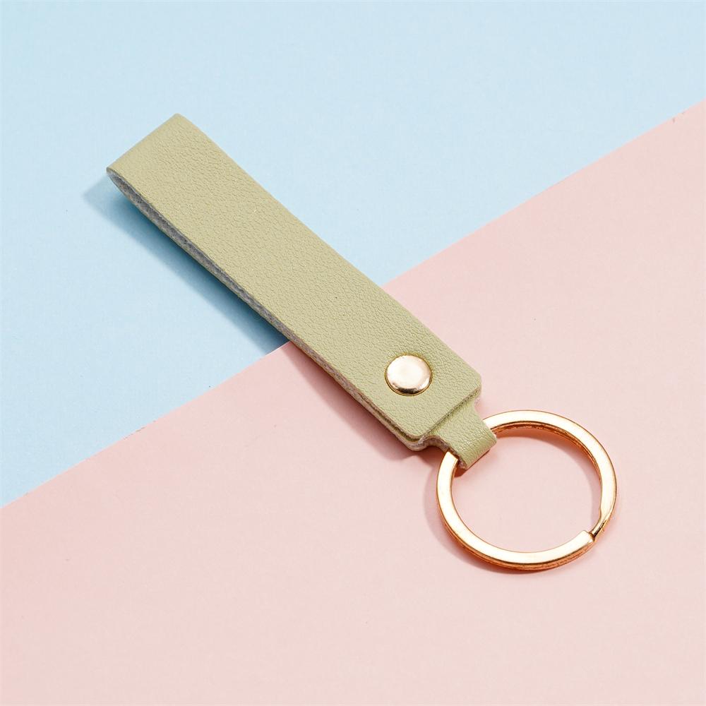 1/5pcs PU Leather Keychain Business Gift Leather Key Chain for Men Women Car Key Strap Waist Wallet KeyChains Keyrings