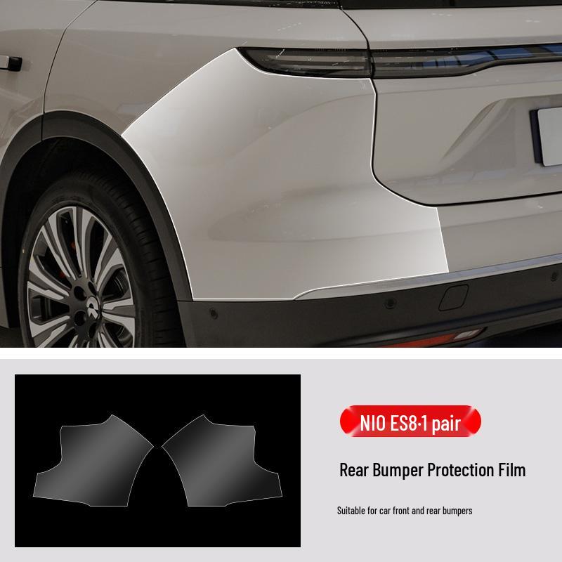 NIO ES8 Vorgeschnittene TPU Transparente Unsichtbare Schutzfolie für Stoßfänger vorne und hinten