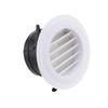 1pc Duct Vents Round Louvered Vents  Interior ABS Grille Ventilation Adjustable Air Vol 75mm/100mm/125mm/150mm/200mm