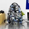 Backpack Men's New Personality Graffiti Middle School Student Schoolbag Brand College Student Couple Travel Backpack