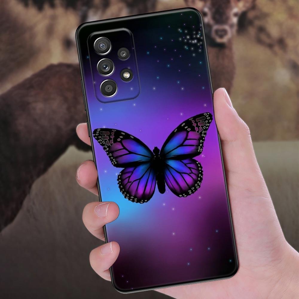 Butterfly Love Beautiful Funda For Samsung Galaxy A56 A55 A36 A26 A16 A54 A52 A72 A35 A34 A25 A21S A14 A06 Case Soft Phone Cover