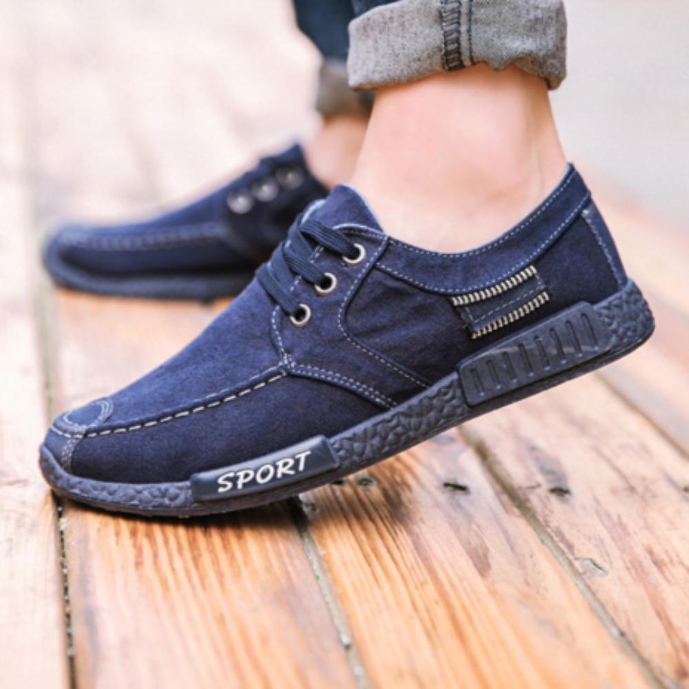 Pantofi de pânză noi pentru bărbați, pantofi respirabili și mirositoare, versatili și ușori, casual, pantofi de bord