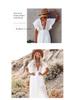 Solid Color Beach Cover-Up Long Dress with Sun Protection