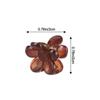 1pc Hairpin Women Girls Kids Small Crab Styling Korean Flower Claw Mini Barrettes Hair Clip Acrylic