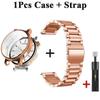 Pouzdro + řemínky z nerezové oceli pro Huawei Watch GT 5 41mm 46MM náramek s kovovým řemínkem pro Huawei Watch GT 5 GT5 Pro 41MM 46mm náramek