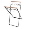 Iron Trash Bag Holder Outdoor Leaf Bag Stand Foldable Trash Stand Holder for Camping