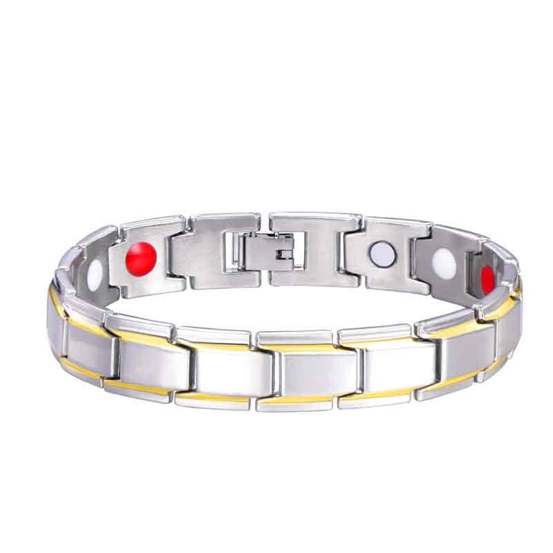 Elegantes Magnetarmband aus Titanstahl für Männer und Frauen mit gesundheitlichen Vorteilen