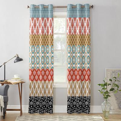 Böhmische Geometrische Streifen Moderne Fenstergardinen für Wohnzimmer Schlafzimmer Vorhang Küche Behandlung Jalousien Vorhänge