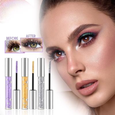 Glitter Mascara Eyeshadow, Extended Volume Colour Mascara, Diamond Mascara, Waterproof Colour Mascara(1pc)