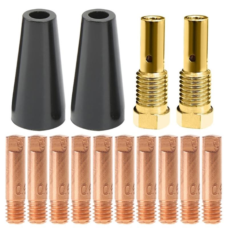 Flux Cores Gasless Nozzle Tips Kit Flux Cores Welder Mig Welder Flux Welder Contact Tips Gasless Nozzle Gas Diffusers