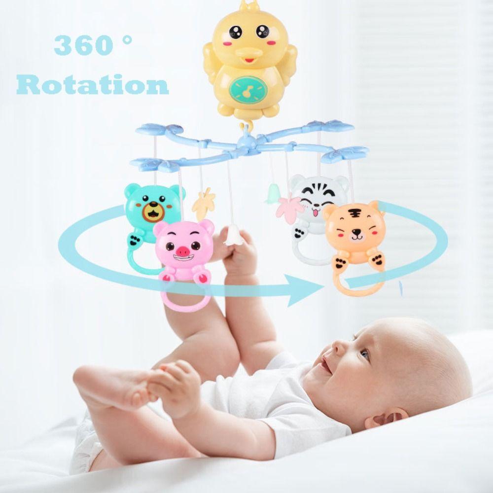 Plastic Baby Crib Bell 360 ° Rotation Baby Bed Hanging Hanging Pendant Music Toys  or 0-12 Months