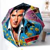 Elvis Fashionable Automatic Opening/Closing Folding Umbrella. Portable and Foldable, Ideal for Gift, Travel, and Daily Use.