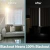 100% Blackout Curtains Coated & LaminatedThermal Insulated, Rod Pocket – Solid Blackout Drapes for Bedroom, Living Room, Home Theater Decor