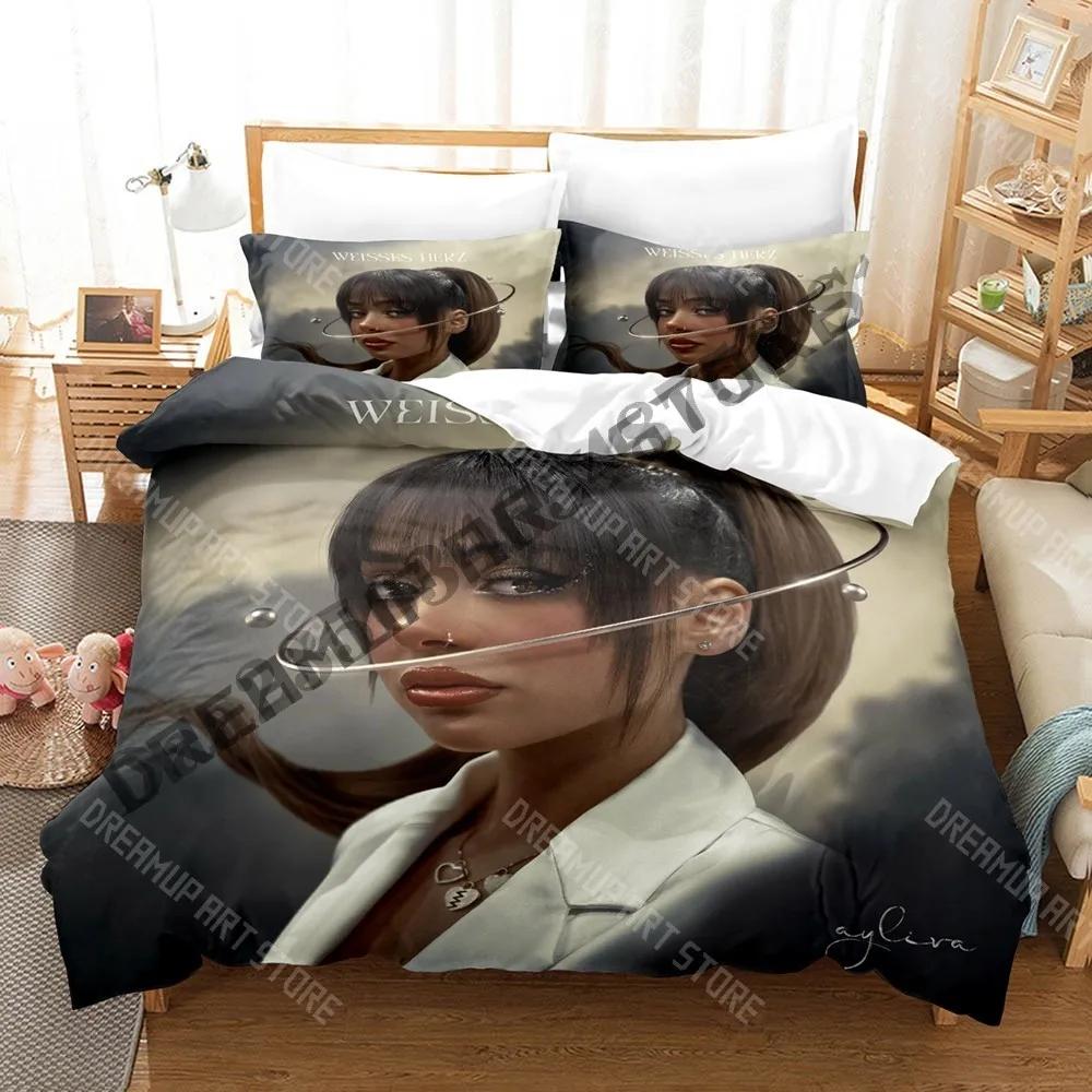 3D Print Ayliva Singer Bedding Set Single Twin Full Queen King Size Bed Set Adult Kid Bedroom Duvetcover Sets Bed Sheet