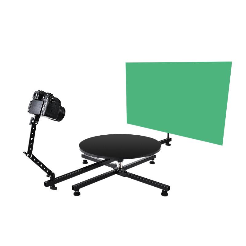 Adjustable 360° Rotating Turntable for Still Life Photography - Foldable Shooting Equipment