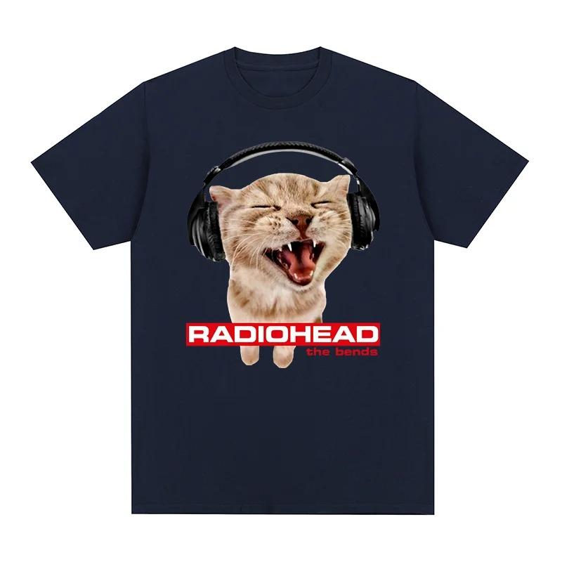 Radiohead The Bends Vintage TShirt Orange Cat Concert Fan Gift 100 Cotton Mens TShirt New TShirt Womens Top Tshirts