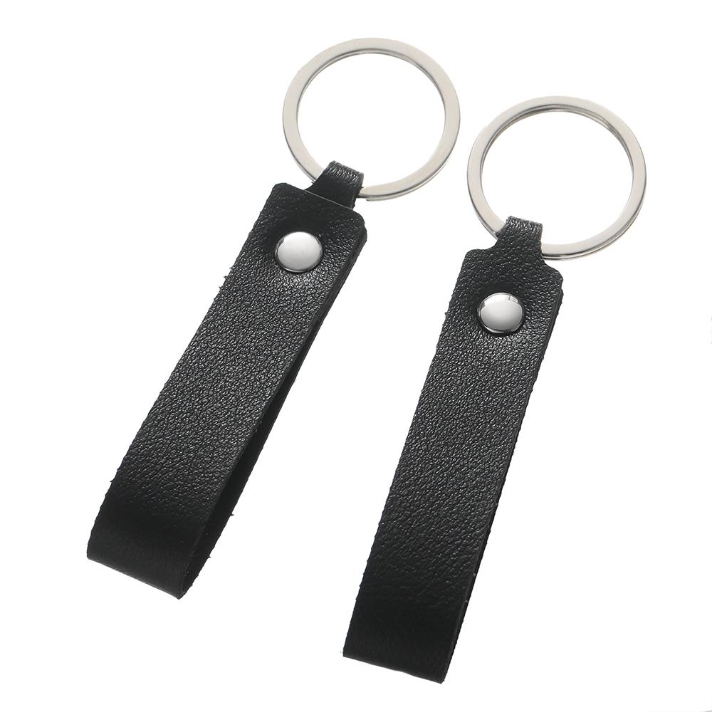 1/5pcs PU Leather Keychain Business Gift Leather Key Chain for Men Women Car Key Strap Waist Wallet KeyChains Keyrings