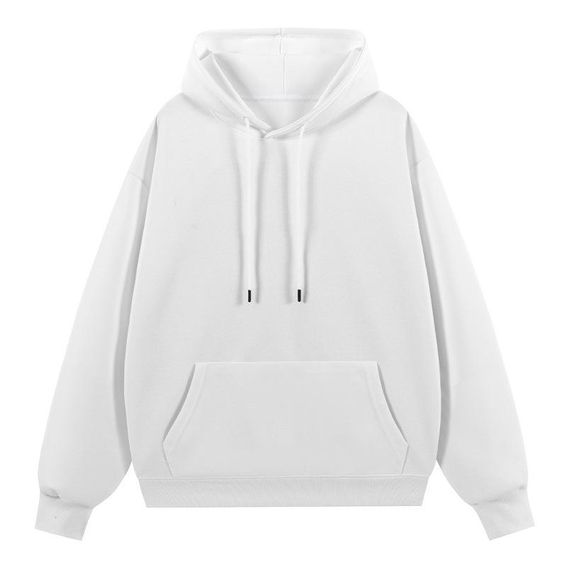 2025 Autumn Solid Color Loose Hoodie for Couples M