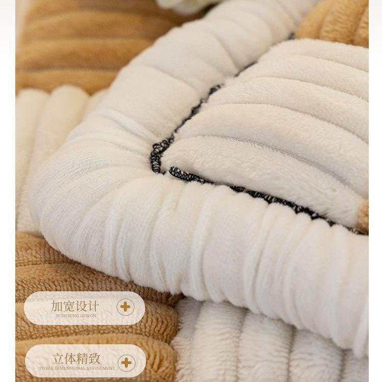 Foreign Trade Korean Hand-Spliced Steamed Bread Cushion Sofa Cushion Universal In All Seasons, High-End Thickened Solid Wood Living Room Seat Cushion