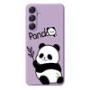 For Samsung Galaxy A16 5G/4G Case Panda Pattern Printing Straight Edge TPU Phone Back Cover
