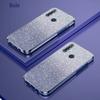 Shiny Glitter Plating Silicone Case for Huawei Y9 Prime Y7 2019 Coque Camera Lens Soft Back Cover