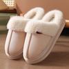 Winter cotton slippers EA thick-bottomed velvet warm home couple comfortable warm feet odorless, fluffy slippers