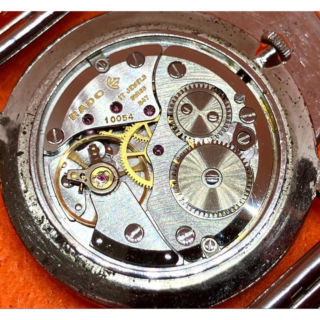Used Super rare item RADO Silver Lepore Manual winding Longines cal.847.3 Working item