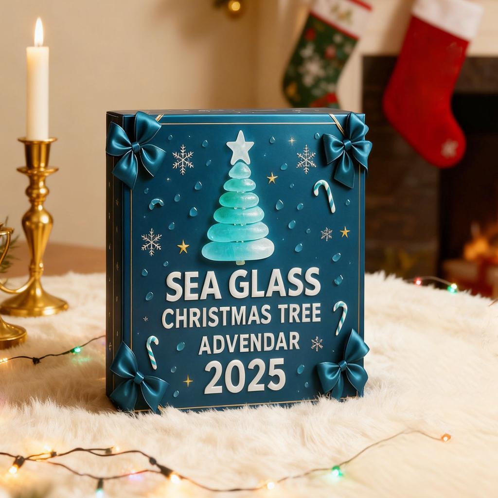 2D Flat Acrylic Mystery Box 24pcs Pendant With Airplane Box Funny Christmas Countdown Calendar