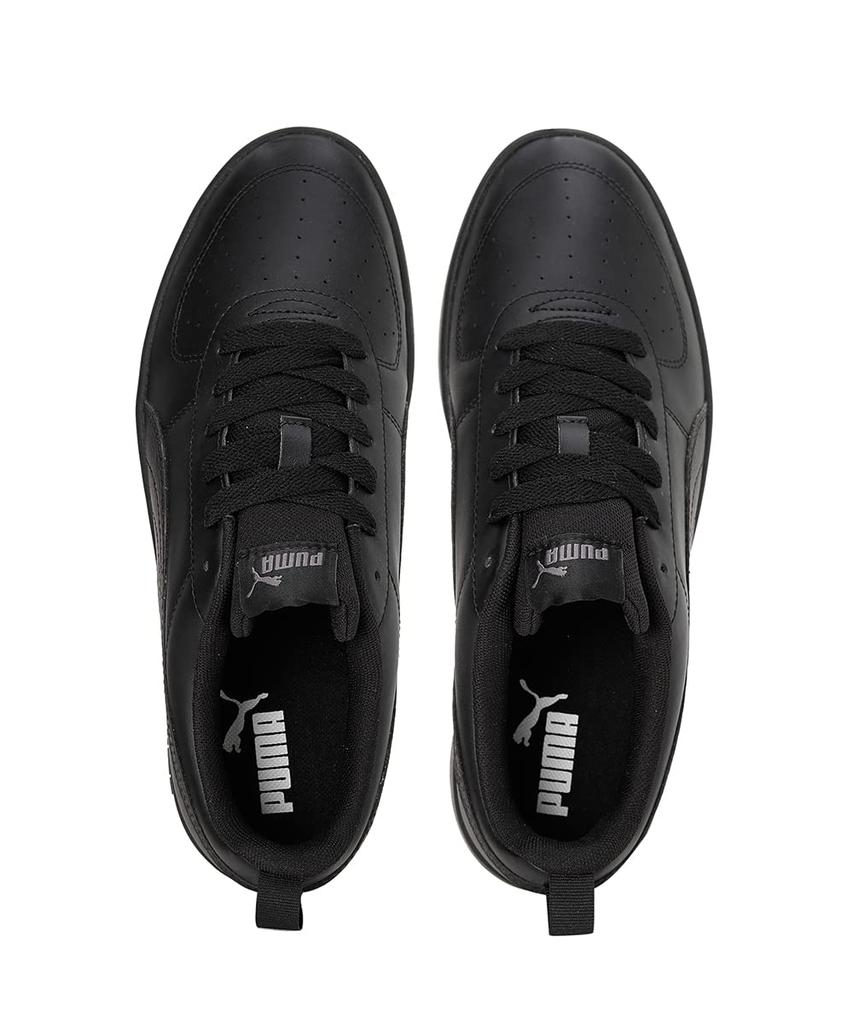 Puma Ricky Unisex 2024 Puma Black Size cm Sneakers, 387607, Adult, Spring/Summer Colorway, Black/Puma (03), 25.0