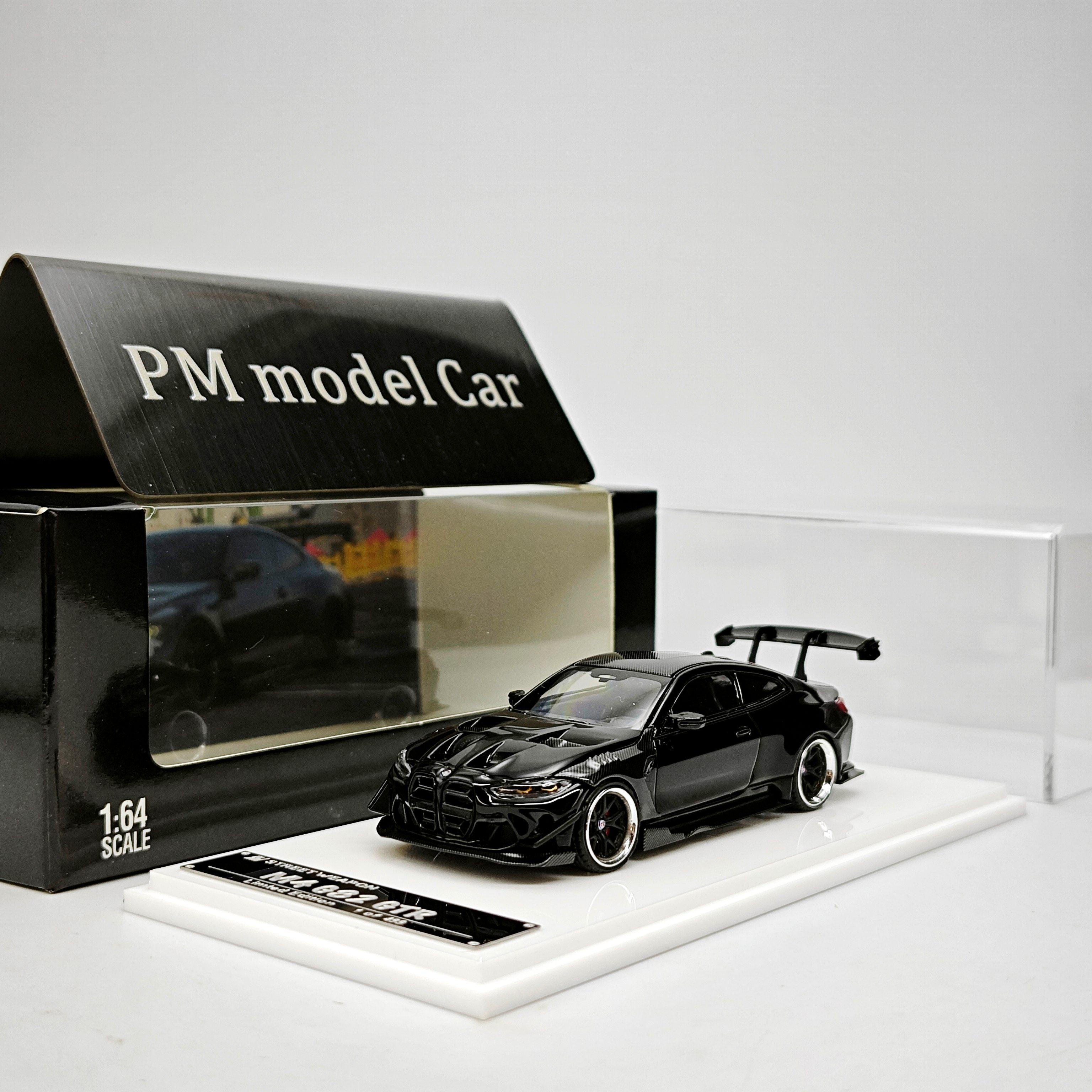 SW 1:64 BMW G82 M4 Widebody Diecast Model Car Collectible Decor Gift чёрный